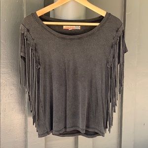 Vintage Havana Girls Fringe Top Size L